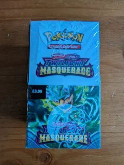 Pokemon Twilight Masquerade Half Booster Box - Small Rip In Seal - Image 1
