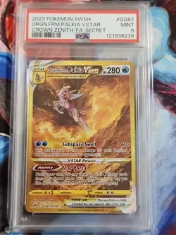 2023 Pokemon SWSH Origin Form Palkia VSTAR #GG67 Crown Zenith PSA 9 - Image 1