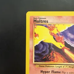 Pokemon Vintage WotC Promo Moltres #21 Black Star - Image 2