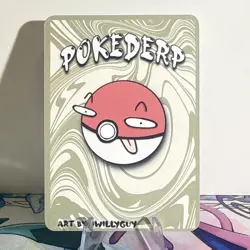 Pokederp Holo Achu Pikachu Magikarp Poncho NEW JWillyguy Pokemon Rare - Image 4