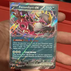 Near Mint Fezandipity ex 038/064 Pokemon Shrouded Fable Double Rare - Image 2