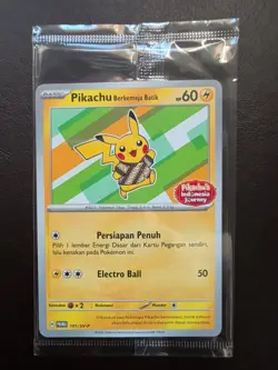 Pikachu Batik 191/SV-P Indonesia Journey Pokemon Promo MINT US SHIP - Image 2