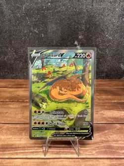 Pokemon TCG: Charizard V SWSH260 UPC Black Star Promo Full Art Ultra Rare NM! - Image 1
