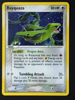 Swirl 🌀 Rayquaza 22/107 - EX Deoxys - Holo - Pokemon TCG NM- - Image 2