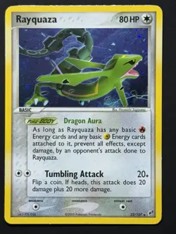 Swirl 🌀 Rayquaza 22/107 - EX Deoxys - Holo - Pokemon TCG NM- - Image 4
