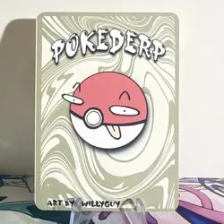 Pokederp Holo Achu Pikachu Gyarados Poncho NEW -JWillyguy Pokemon Rare - Image 4