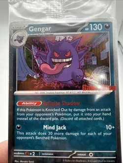 Pokemon TCG Perfect Order Gengar GameStop Exclusive Stamped Promo 50/88 Sealed - Image 3