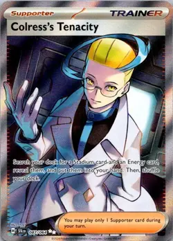 Pokemon TCG Colress's Tenacity - 087/064 - SV: Shrouded Fable NM (SKU 1-2) - Image 1