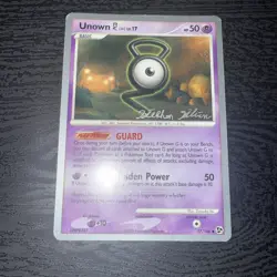 2009 Pokemon World Championships Great Encounters Unown 57/106 NM - Image 1