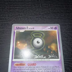 2009 Pokemon World Championships Great Encounters Unown 57/106 NM - Image 3