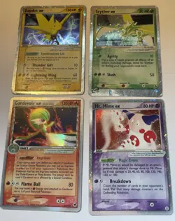 Vintage Pokemon EX Holo Rare Card Collection Set of 8 Cards - Image 2