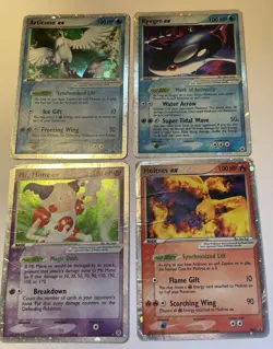 Vintage Pokemon EX Holo Rare Card Collection Set of 8 Cards - Image 4