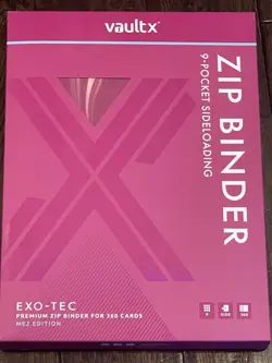 Vault X Pokemon ME2 Phantasmal Flames 9-Pocket First Edition Exo-Tec Zip Binder - Image 1