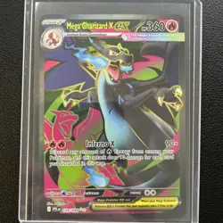 Pokemon Mega Charizard X ex 109/094 Phantasmal Flames Full Art Ultra Rare Holo … - Image 1