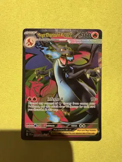 Mega Charizard X ex 109/094 - Ultra Rare Full Art - Pokemon Phantasmal Flames NM - Image 1
