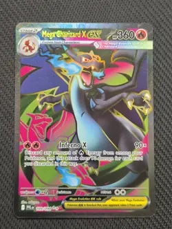 Pokemon TCG Mega Charizard X EX 109/094 Full Art Ultra Rare Phantasmal Flames - Image 1