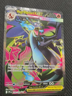 Pokemon TCG Mega Charizard X EX 109/094 Full Art Ultra Rare Phantasmal Flames - Image 2