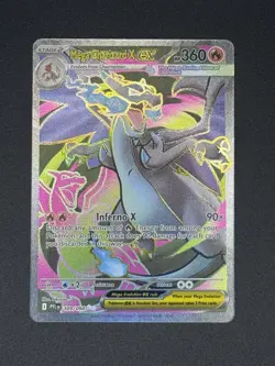 Pokemon TCG Mega Charizard X EX 109/094 Full Art Ultra Rare Phantasmal Flames - Image 1