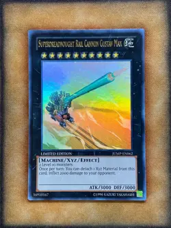Yugioh Superdreadnought Rail Cannon Gustav Max JUMP-EN062 Ultra Rare NM - Image 1