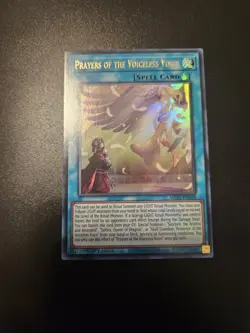 Prayers of the Voiceless Voice - MP25-EN169 - Ultra Rare YuGiOh - Image 1