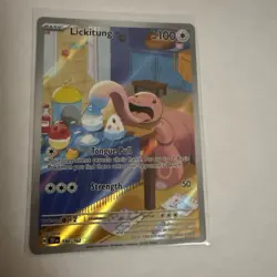 Lickitung 180/162 - Temporal Forces Illustration Rare - Pokemon TCG - NM - Image 1