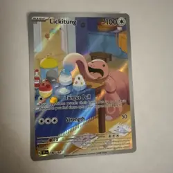 Lickitung 180/162 - Temporal Forces Illustration Rare - Pokemon TCG - NM - Image 3
