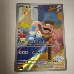 Lickitung 180/162 - Temporal Forces Illustration Rare - Pokemon TCG - NM - Image 4