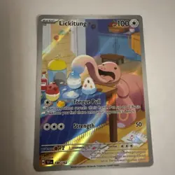 Lickitung 180/162 - Temporal Forces Illustration Rare - Pokemon TCG - NM - Image 5