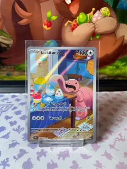 Lickitung - 180/162 - Temporal Forces - Illustration Rare Pokemon Card TCG NM - Image 1