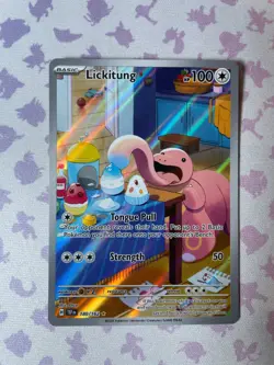 Lickitung - 180/162 - Temporal Forces - Illustration Rare Pokemon Card TCG NM - Image 2