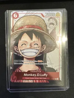 Monkey D. Luffy P-001 One Piece Premium Collection 25th Promo Card English NM - Image 1