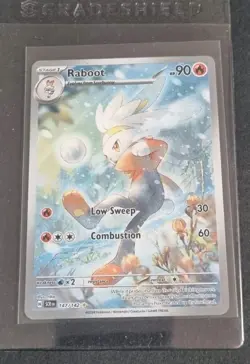 Pokemon TCG Raboot Card 147/142 SV Stellar Crown Illustration Rare Pack Fresh - Image 1