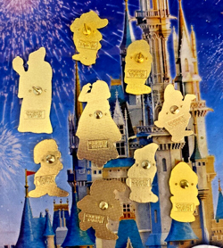 🍎 Snow White and the Seven Dwarfs w/ Evil Queen 9 Pin Set Vintage Disney 1987 - Image 2