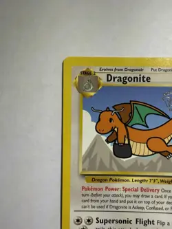 Dragonite Pokemon Card 90 HP Rare Holo Supersonic Flight 60 - Image 4