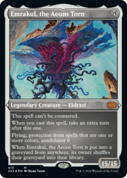 Emrakul, the Aeons Torn - Foil Etched NM, English MTG Double Masters 2022 - Image 1