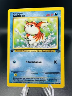 Pokemon TCG - 1st Edition - Goldeen 53/64 - Jungle Set 1999 - Dutch - Image 1