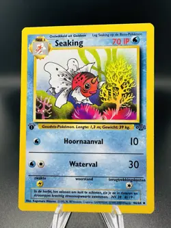 Pokemon TCG - 1st Edition - Seaking 46/64 - Jungle Set 1999 - Dutch - Image 1