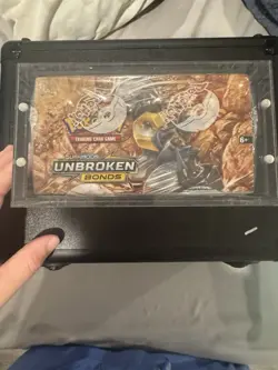 Pokemon TCG Sun & Moon Unbroken Bonds Booster Box Factory Sealed Acrylic Case - Image 2