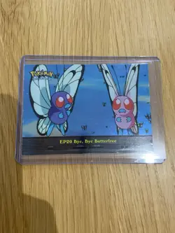 Topps Pokemon TV Animation Series 2 - HOLO Bye bye Butterfree - Image 1