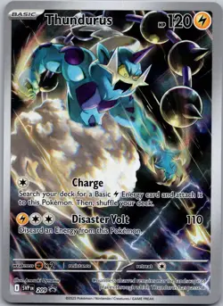 Thundurus 209 Holo Promo Scarlet & Violet Promo Holo Near Mint - Image 1