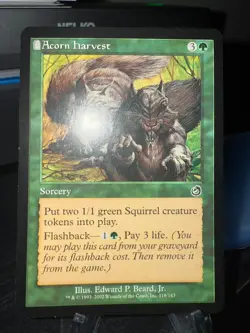 MTG Magic the Gathering Torment Acorn Harvest - Image 1