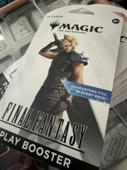 (QTY) 9 - Final Fantasy Magic the Gathering Play Booster packs mtg - Image 1