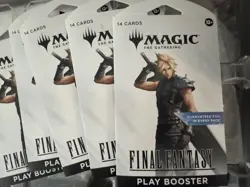 (QTY) 9 - Final Fantasy Magic the Gathering Play Booster packs mtg - Image 2