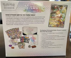 Pokemon COMBO Prismatic Evolutions Sealed Elite Trainer Box PLUS CGC 9 Eevee ex! - Image 3