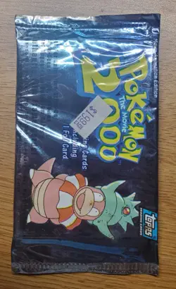 Pokemon the Movie 2000 Topps Pack New Factory Sealed Slowking - Image 3