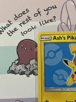 Ash's Pikachu - SM114 Promo Sun & Moon Promo Pokemon Near Mint - Image 3