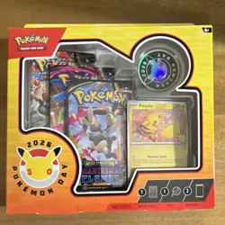 Pokemon Day 2026 Collection Box Pikachu Promo Booster Limited Edition 2026 - Image 1