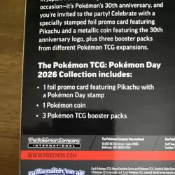 Pokemon Day 2026 Collection Box Pikachu Promo Booster Limited Edition 2026 - Image 4