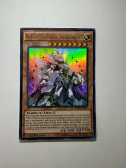 Yugioh - Black Luster Soldier - Sacred Soldier - Ultra - 1st - BOSH-EN097 - LP - Image 1