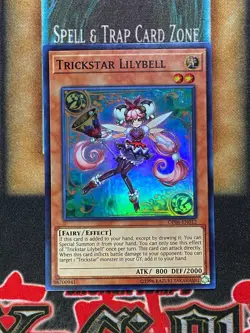 Yugioh Trickstar Lilybell OP06-EN012 Super Rare NM - Image 1